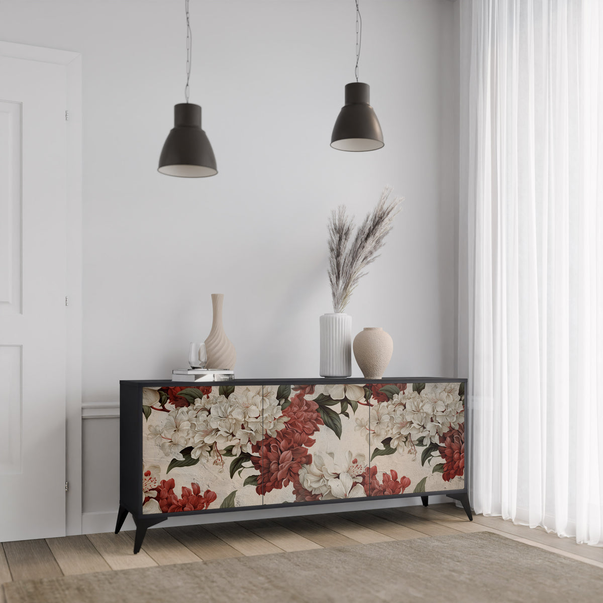 EPHEMERAL DAYS 3-Door Sideboard