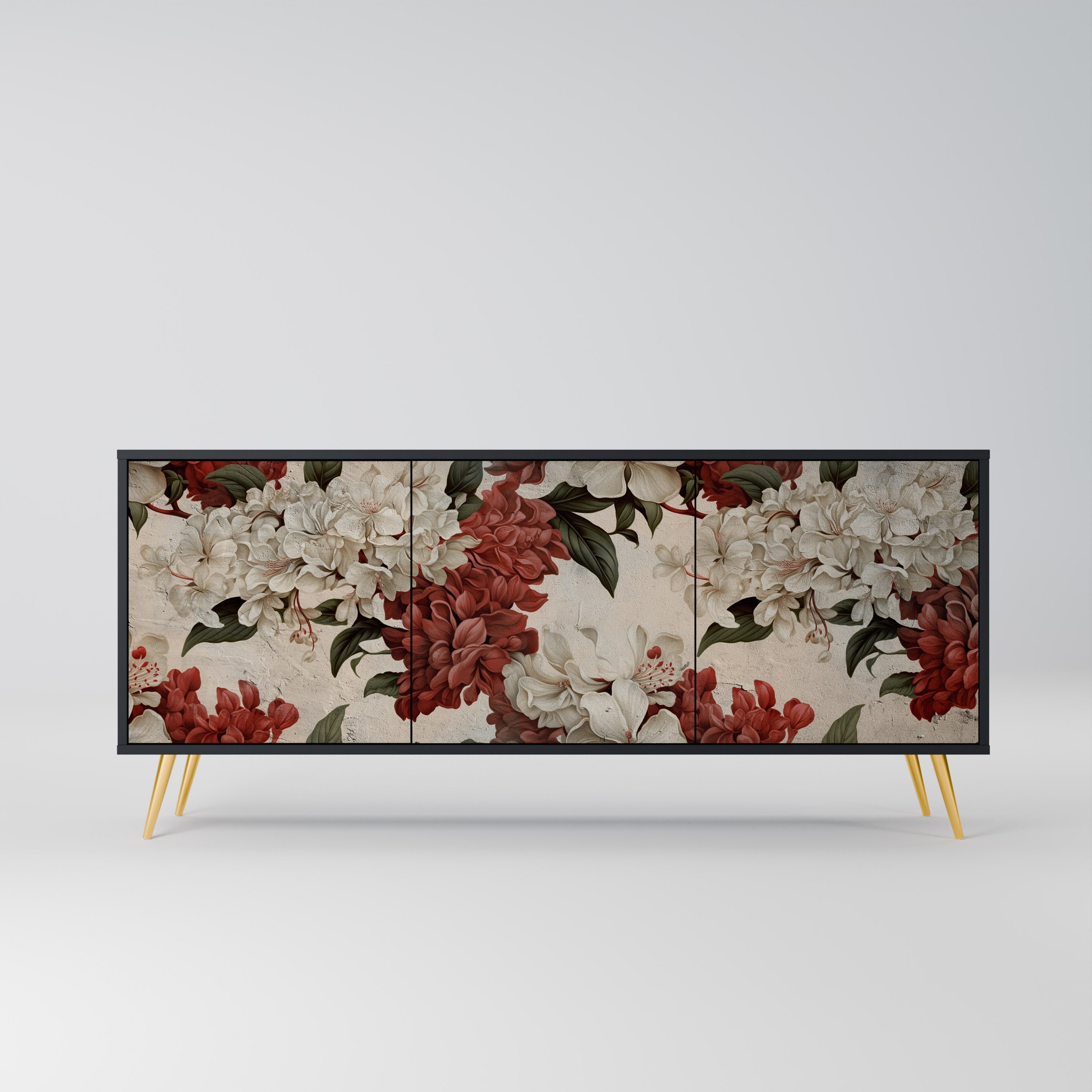 Buffet 3 portes EPHEMERAL DAYS en finition noire