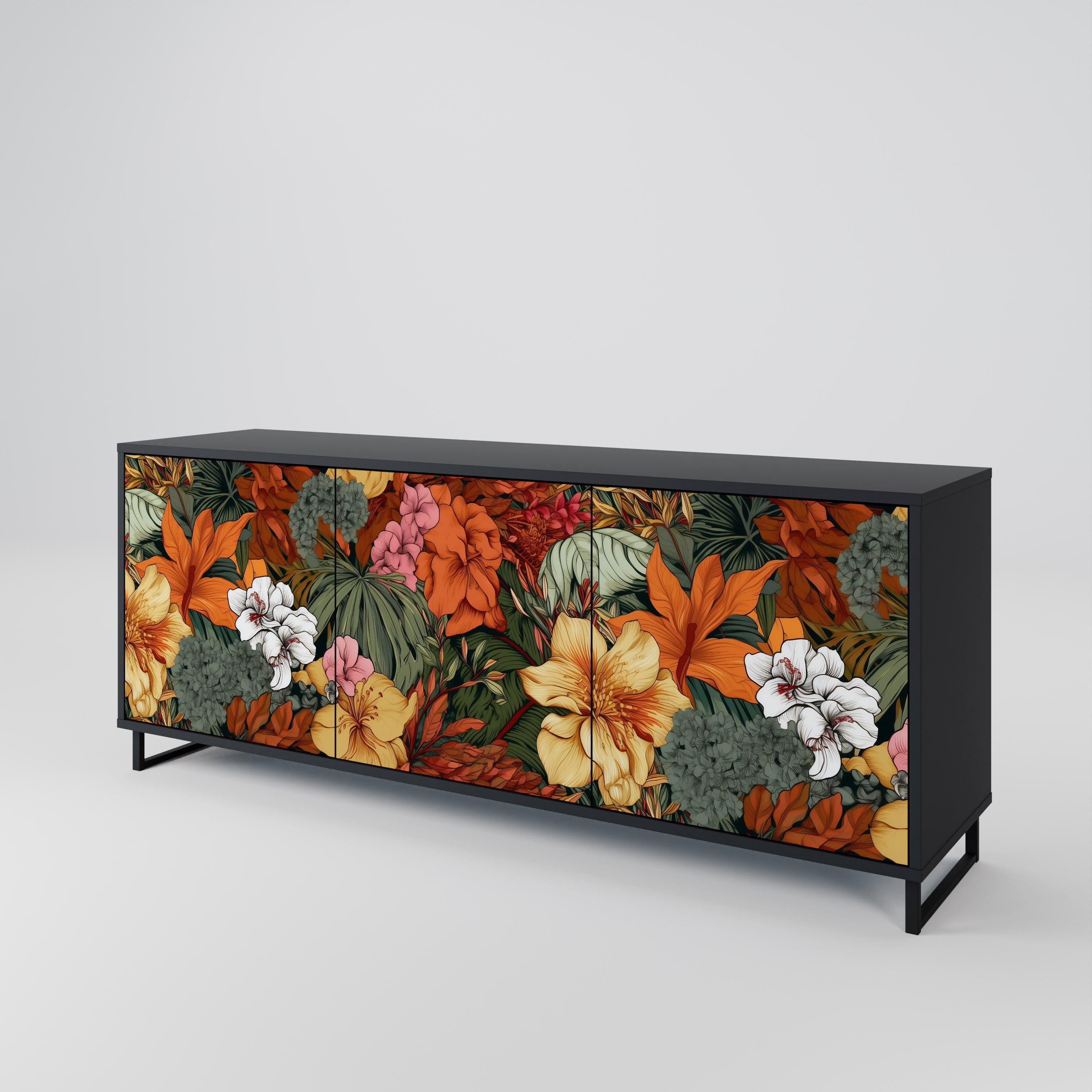 RADIANT FLORA 3-Door Sideboard