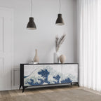 THE GREAT WAVE AT KANAGAWA 3-Door Sideboard