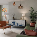 THE GREAT WAVE AT KANAGAWA 3-Door Sideboard