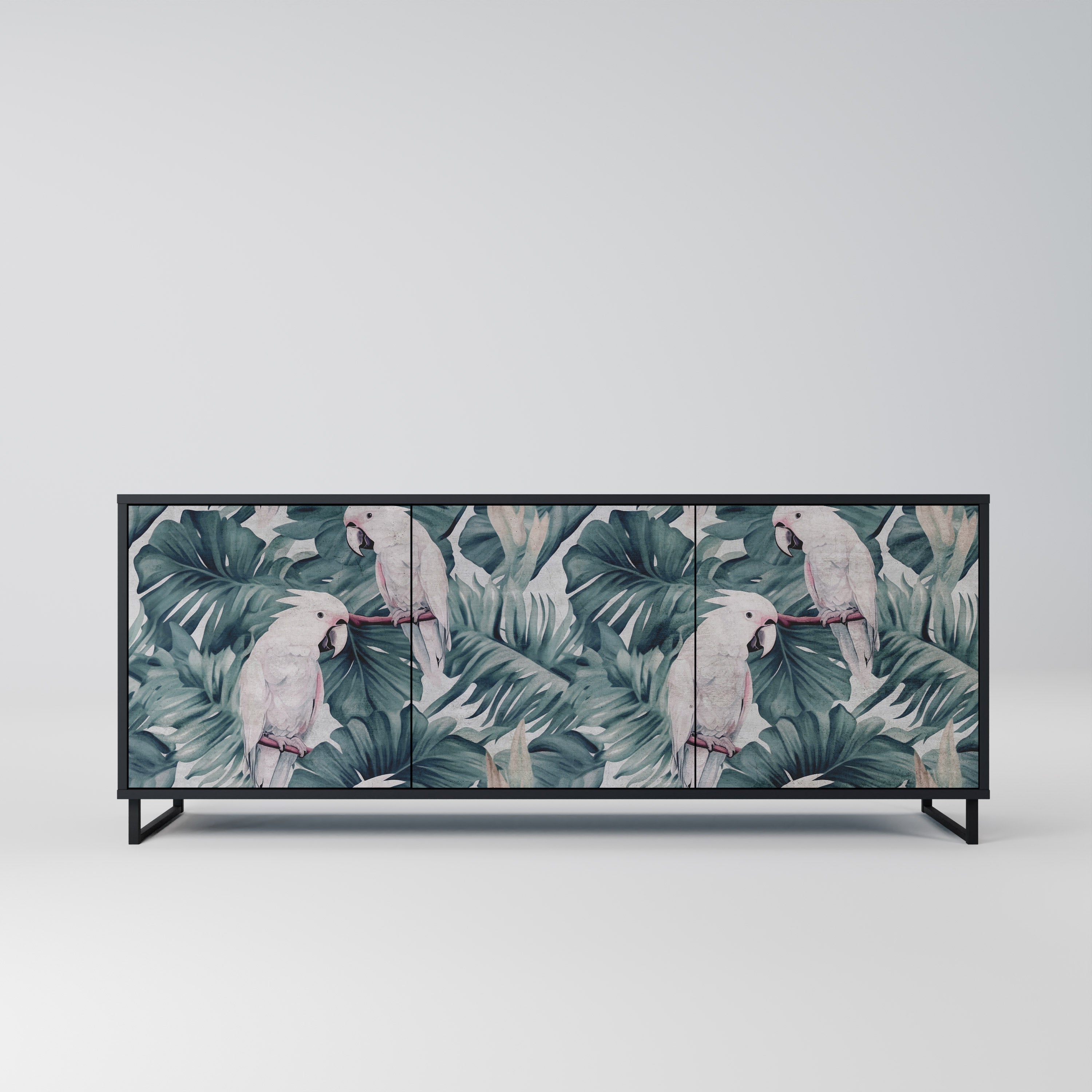 Buffet 3 portes POPINJAY LOOK finition noire