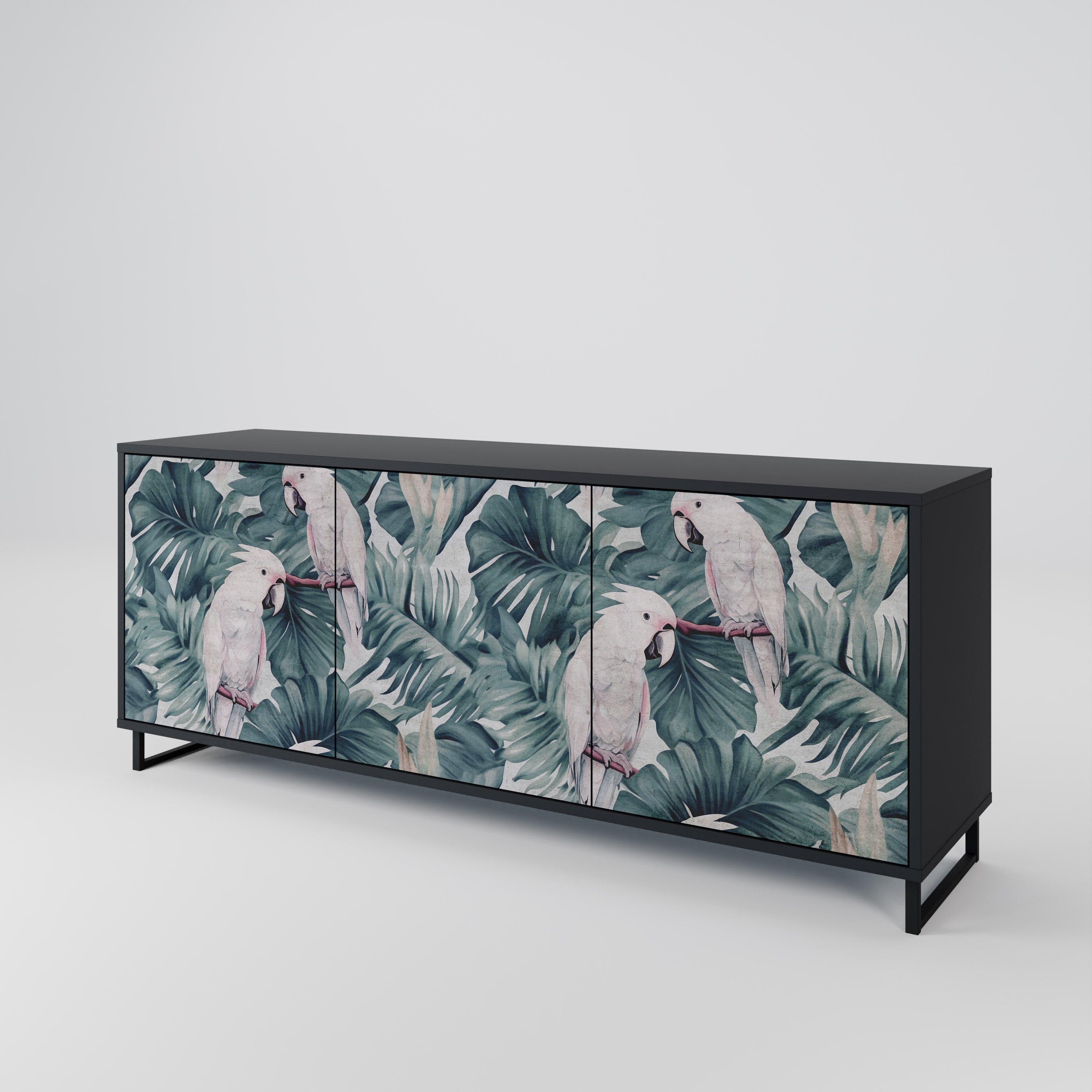 Buffet 3 portes POPINJAY LOOK finition noire