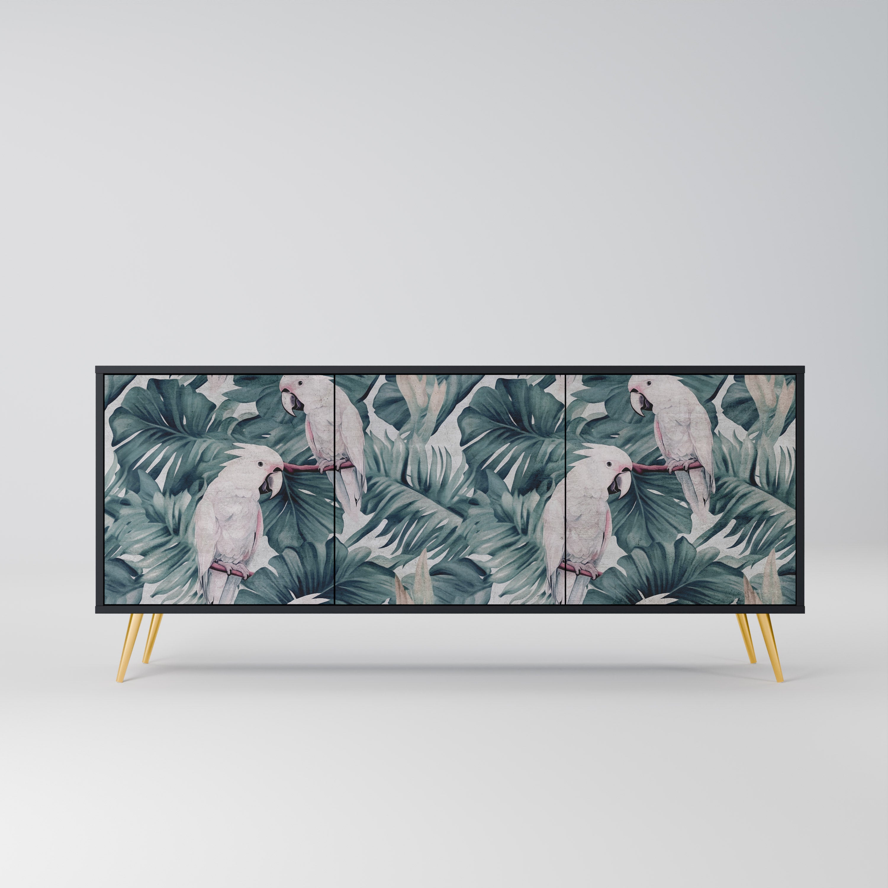 Buffet 3 portes POPINJAY LOOK finition noire