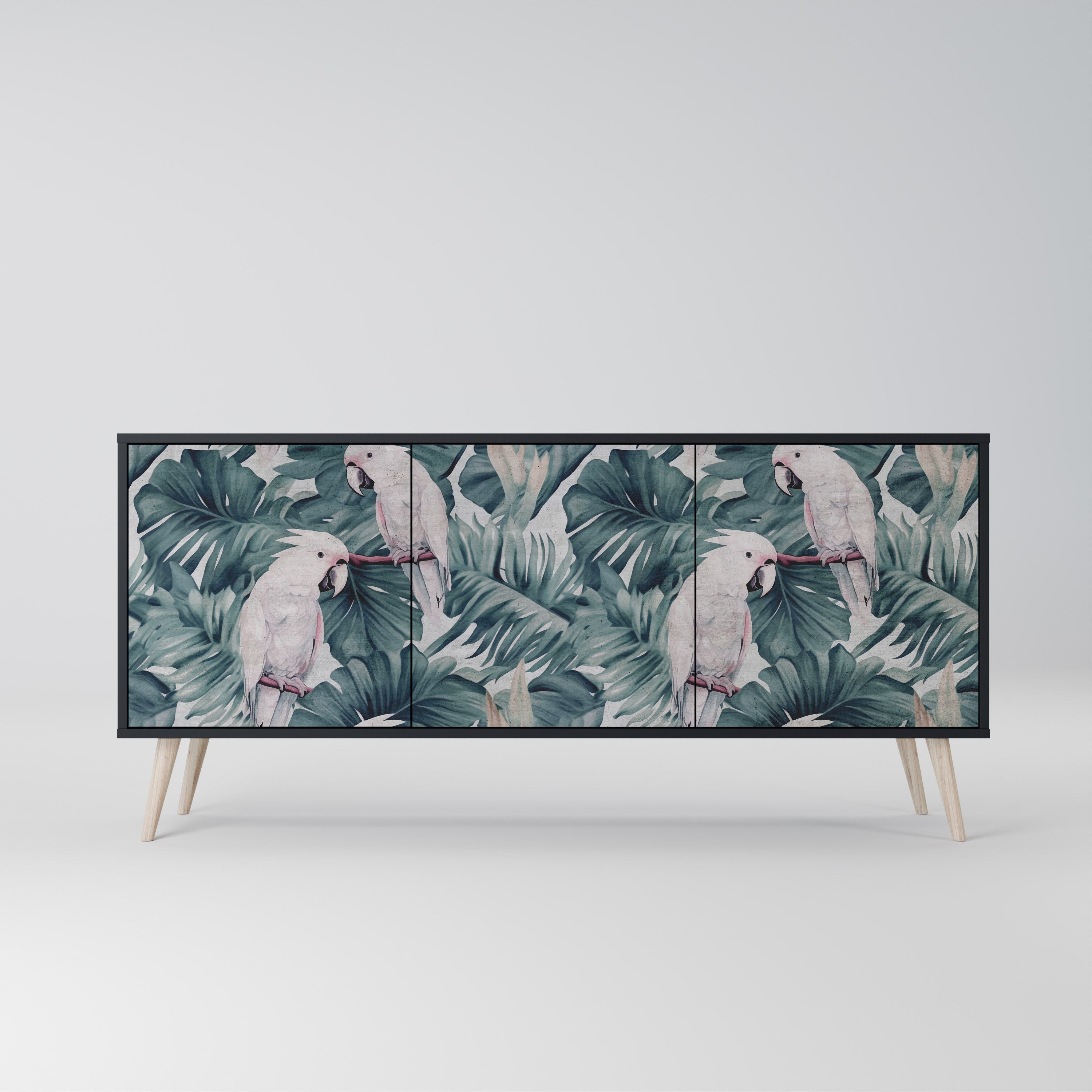 Buffet 3 portes POPINJAY LOOK finition noire