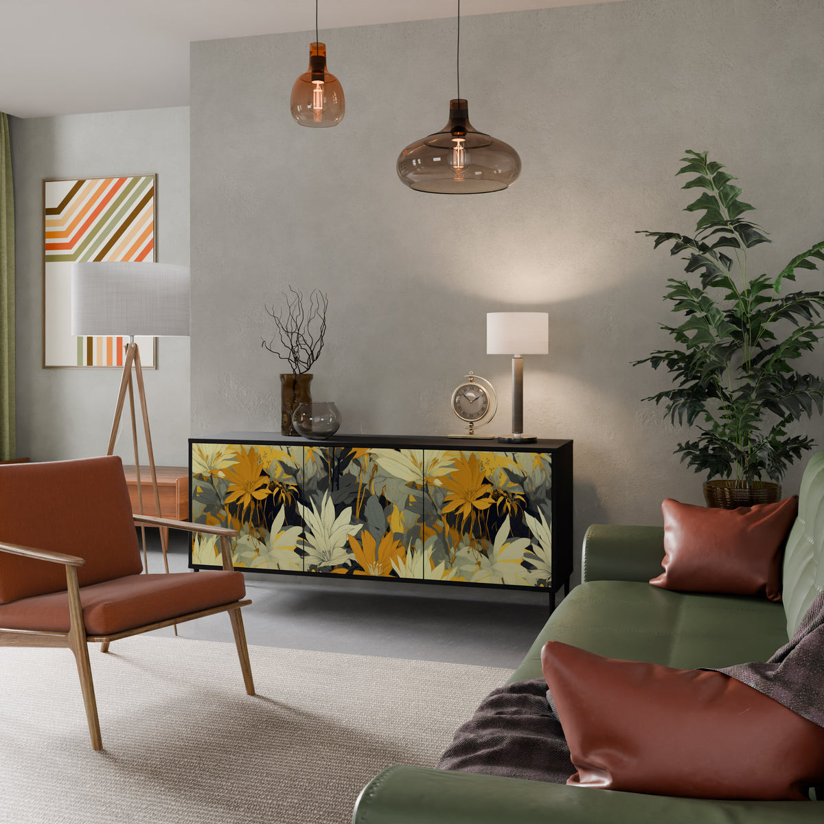 SUNKISSED LILY 3-Door Sideboard
