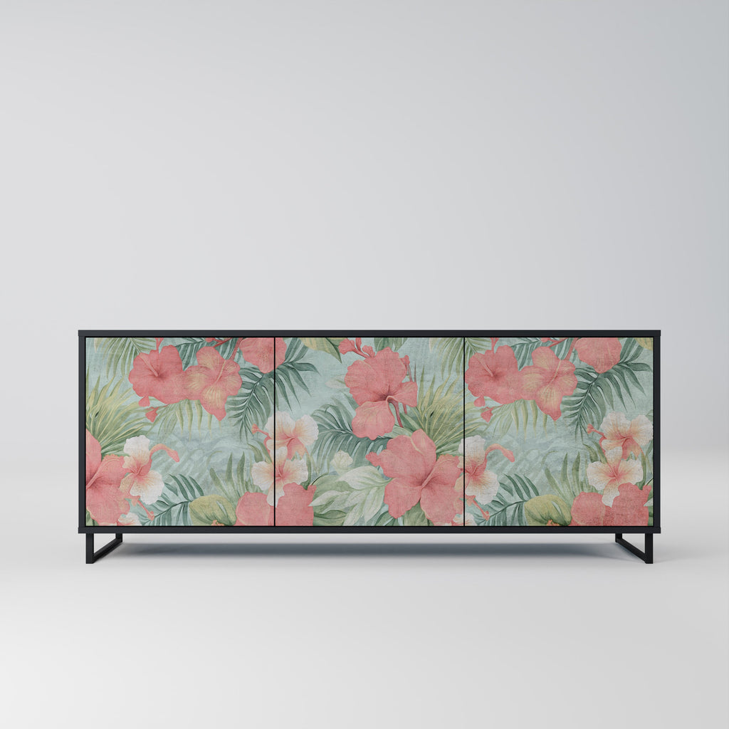 Buffet 3 portes HAWAIIAN SPIRIT finition noire