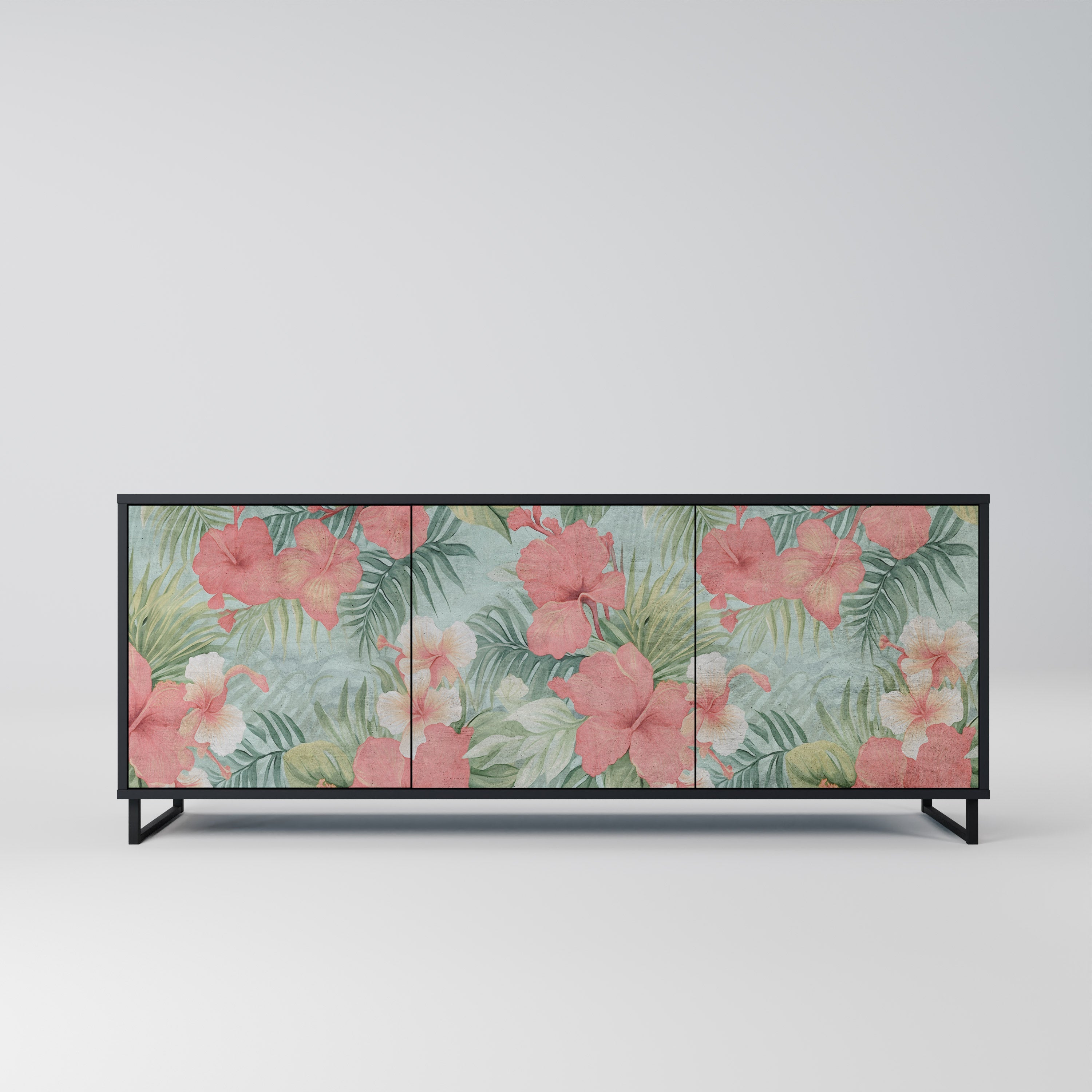 Buffet 3 portes HAWAIIAN SPIRIT finition noire