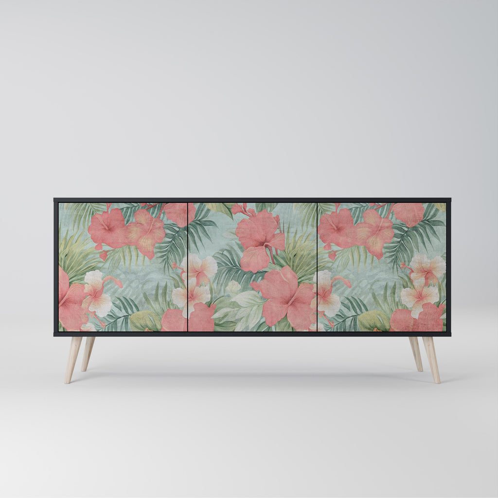 Buffet 3 portes HAWAIIAN SPIRIT finition noire