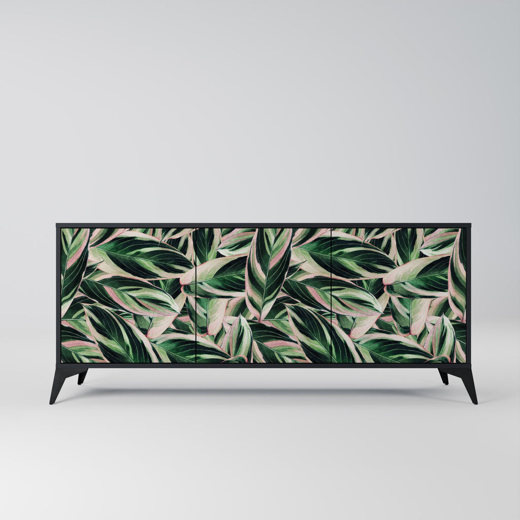 Buffet 3 portes EERIE STROMANTHE en finition noire