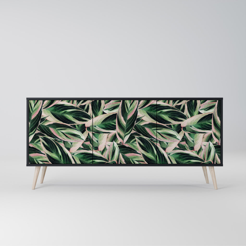 Buffet 3 portes EERIE STROMANTHE en finition noire