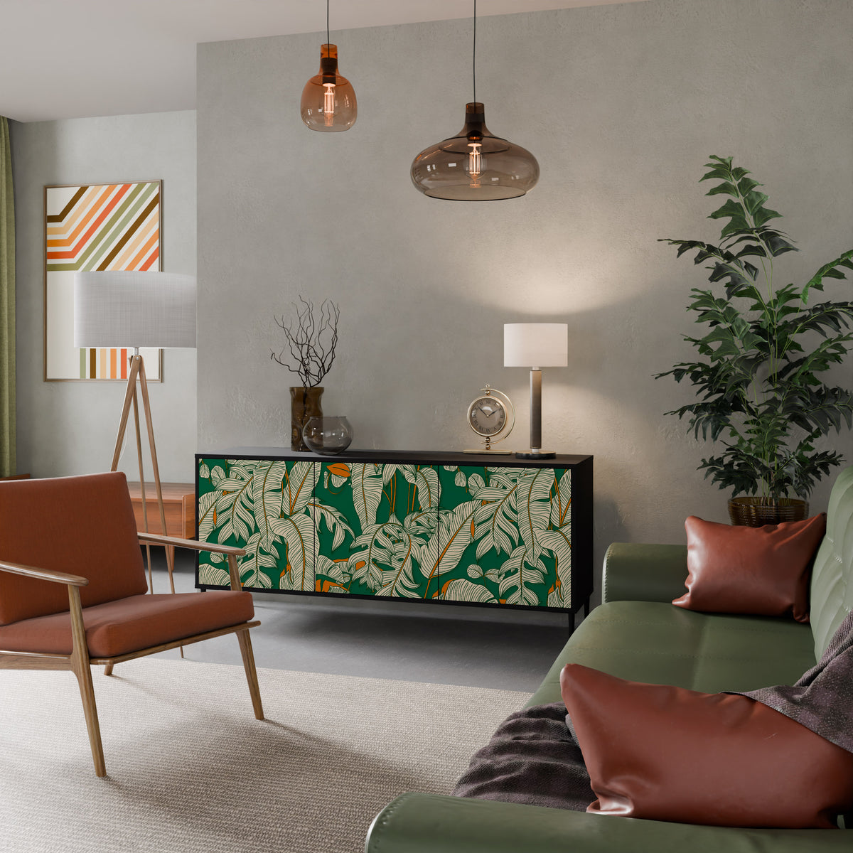 VERDANT PLEASURES 3-Door Sideboard