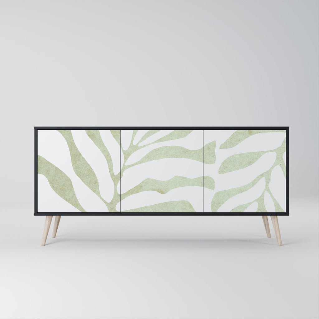 Buffet 3 portes BOTANICAL SPARK finition noire