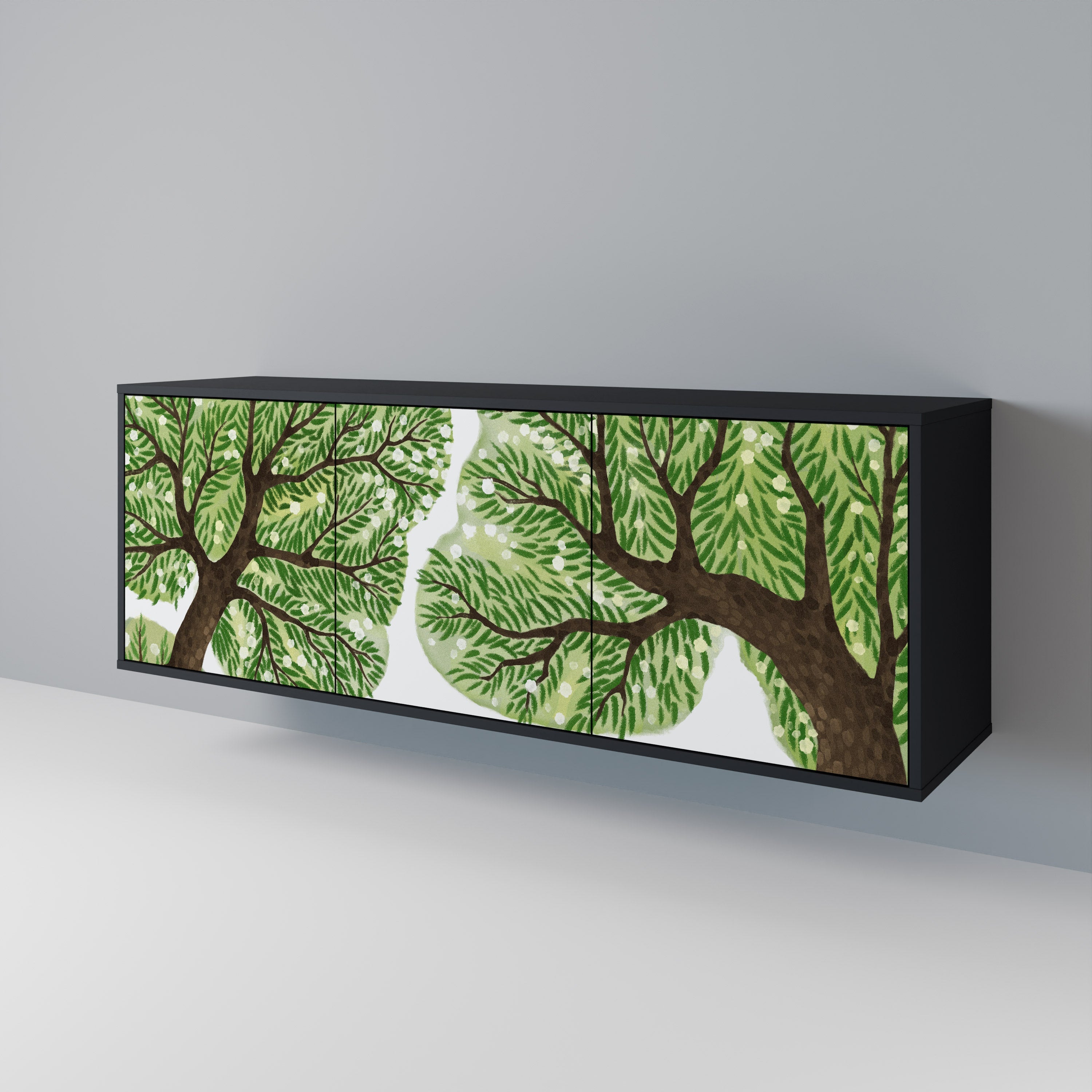 Buffet 3 portes WILDERNESS DASH en finition noire