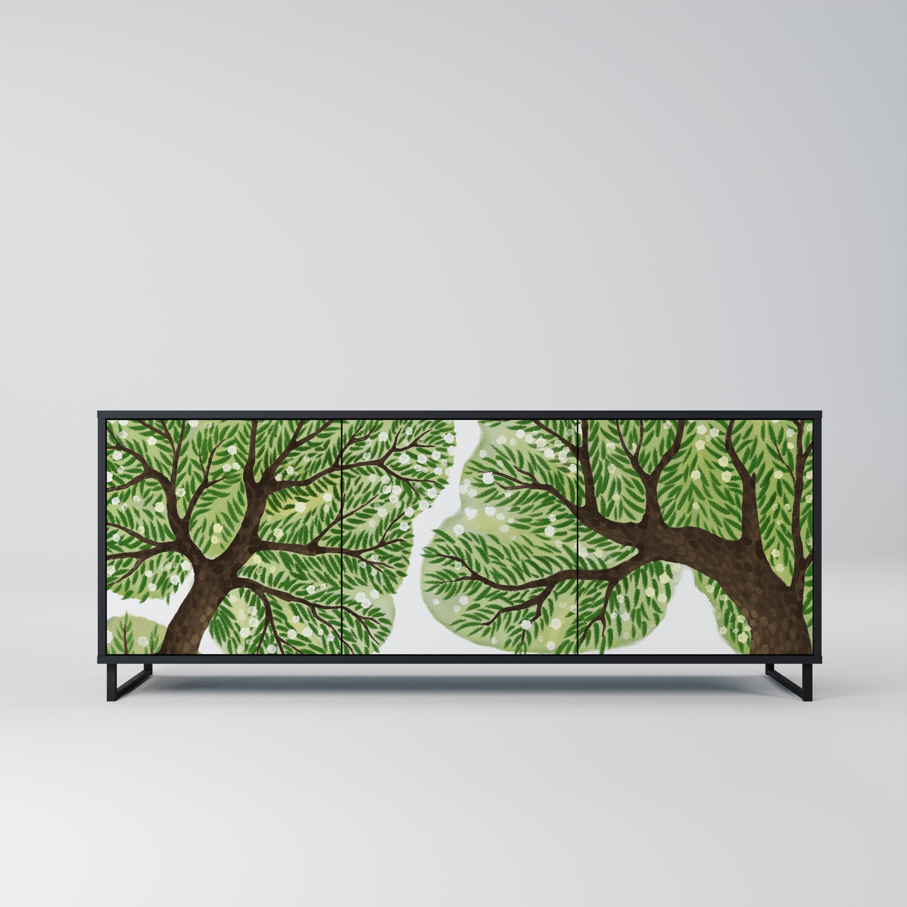 Buffet 3 portes WILDERNESS DASH en finition noire