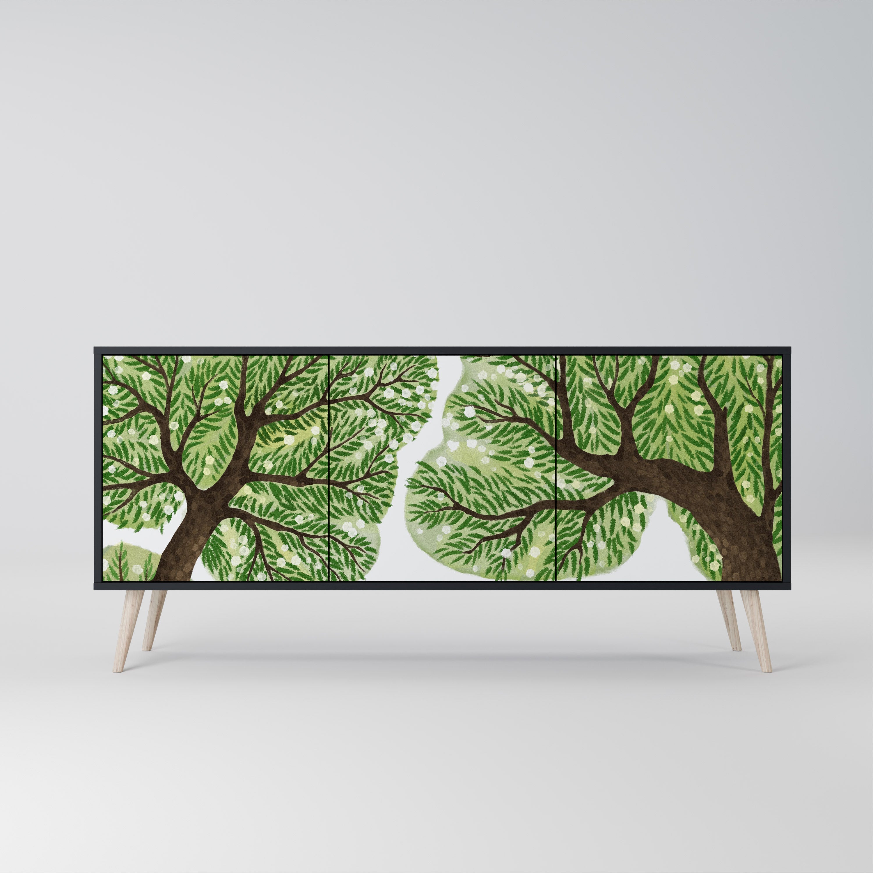 Buffet 3 portes WILDERNESS DASH en finition noire