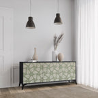 LEAVES ON GREEN 3-Door Sideboard