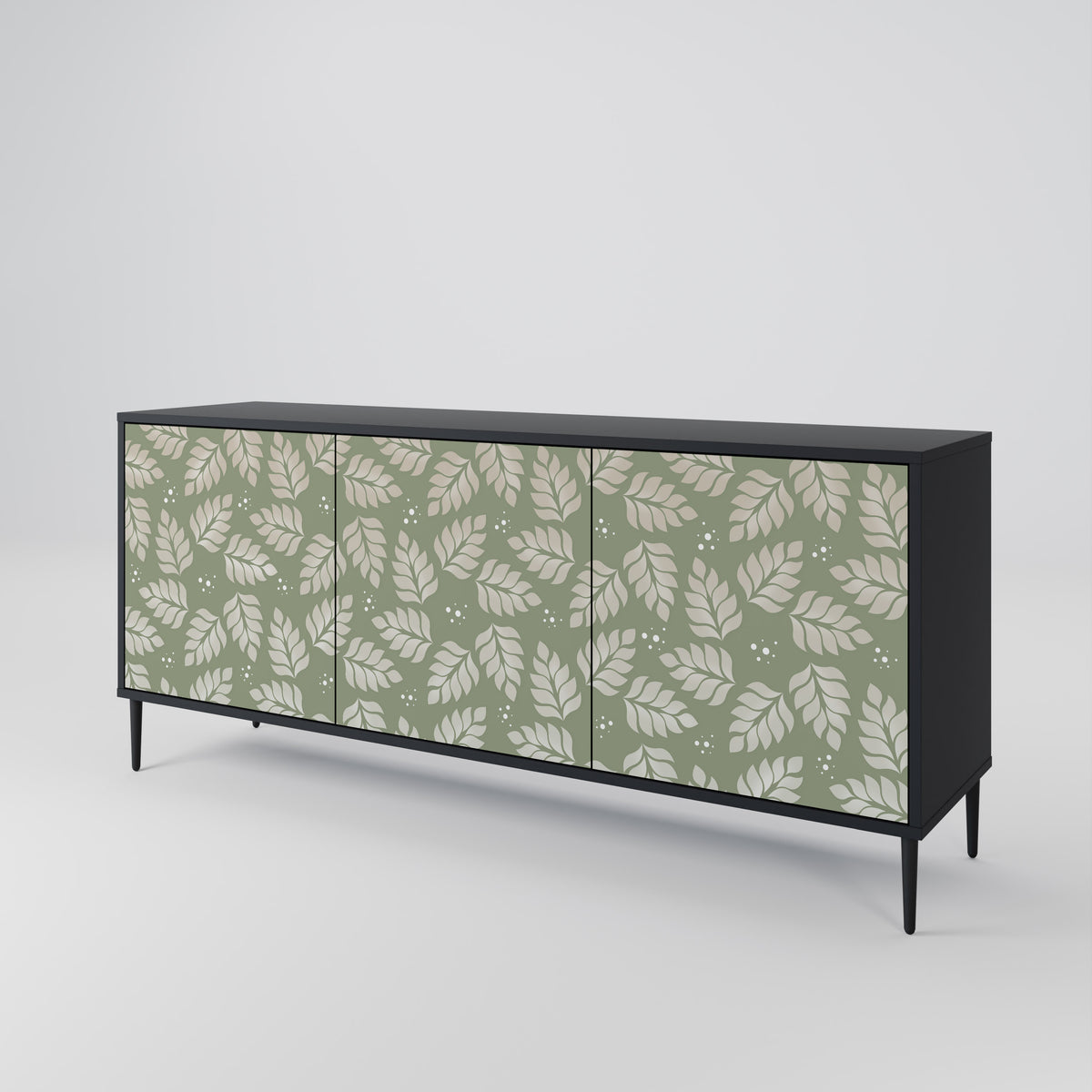LEAVES ON GREEN 3-Door Sideboard
