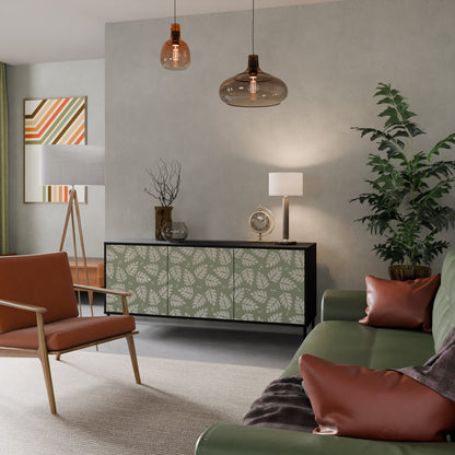 LEAVES ON GREEN 3-Door Sideboard
