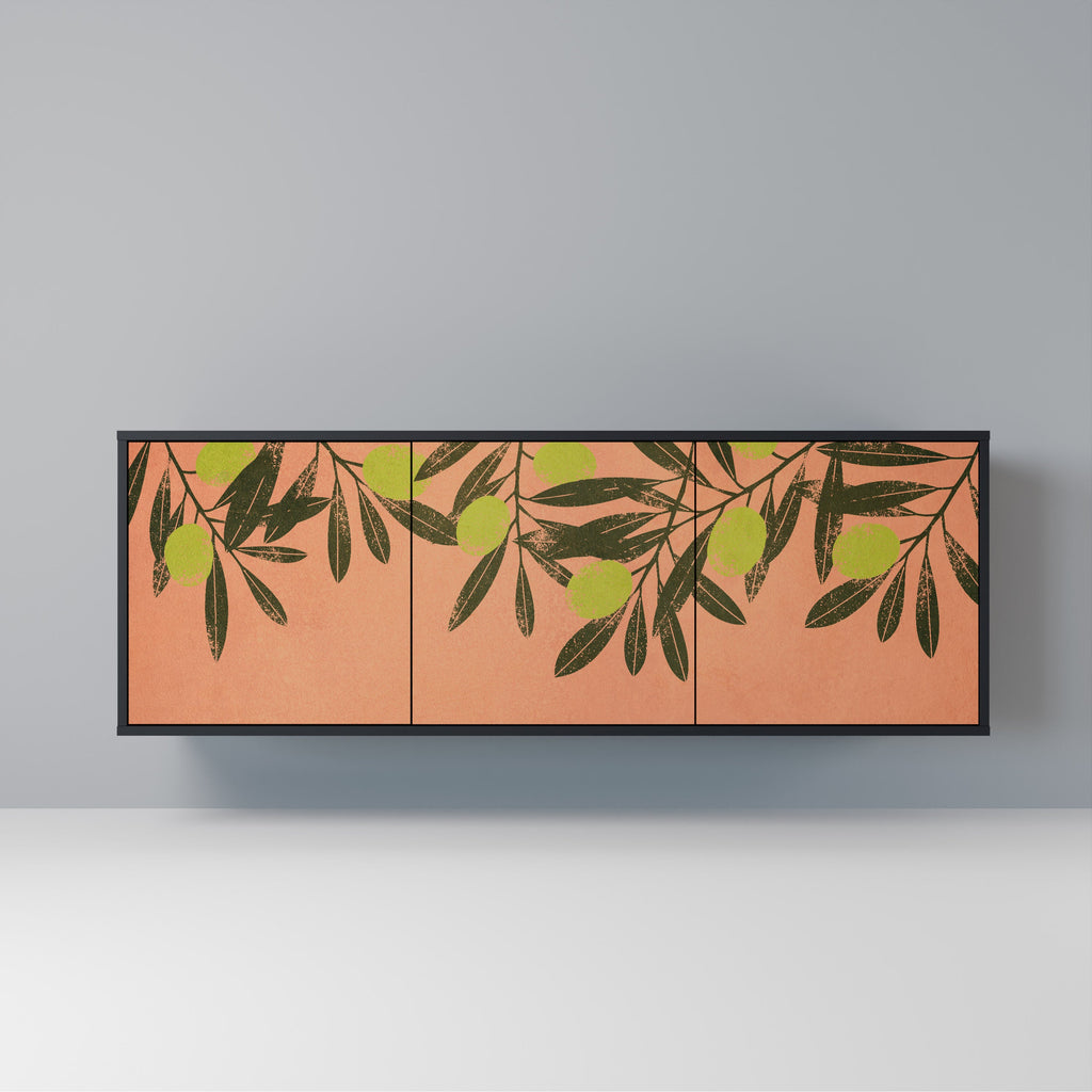 Buffet 3 portes JUICY OLIVES finition noire