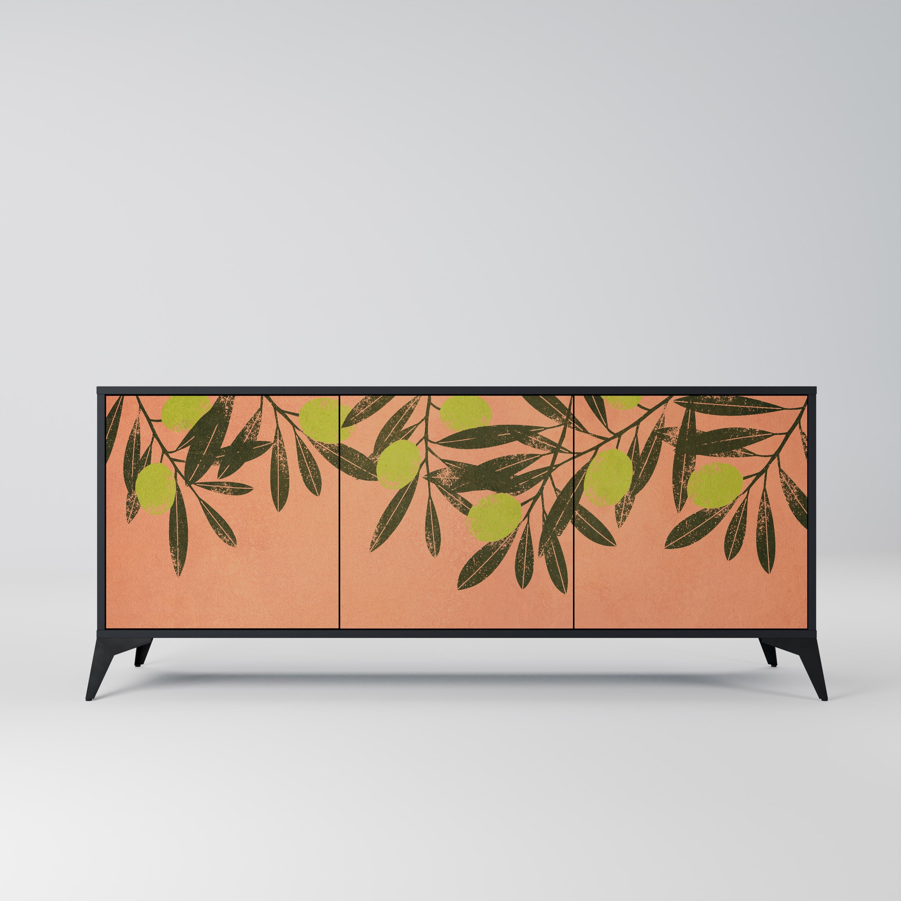 Buffet 3 portes JUICY OLIVES finition noire