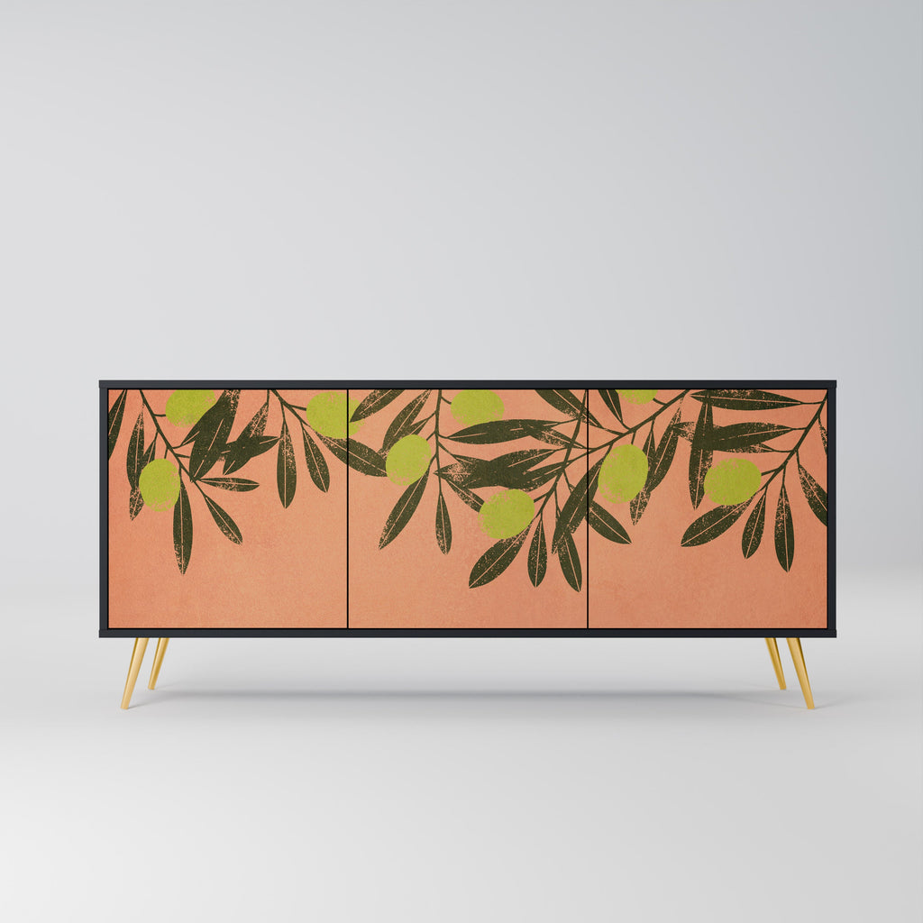 Buffet 3 portes JUICY OLIVES finition noire