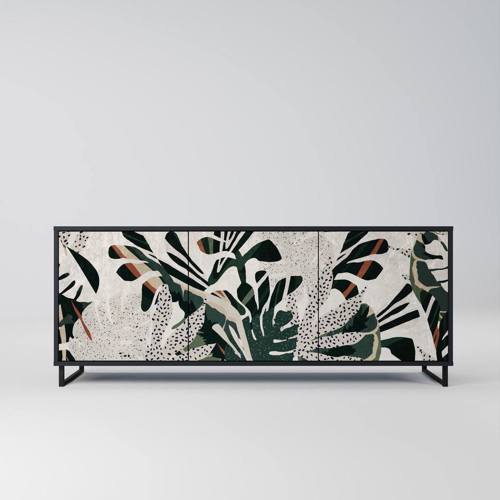 Buffet 3 portes VERDURE FORMATION finition noire