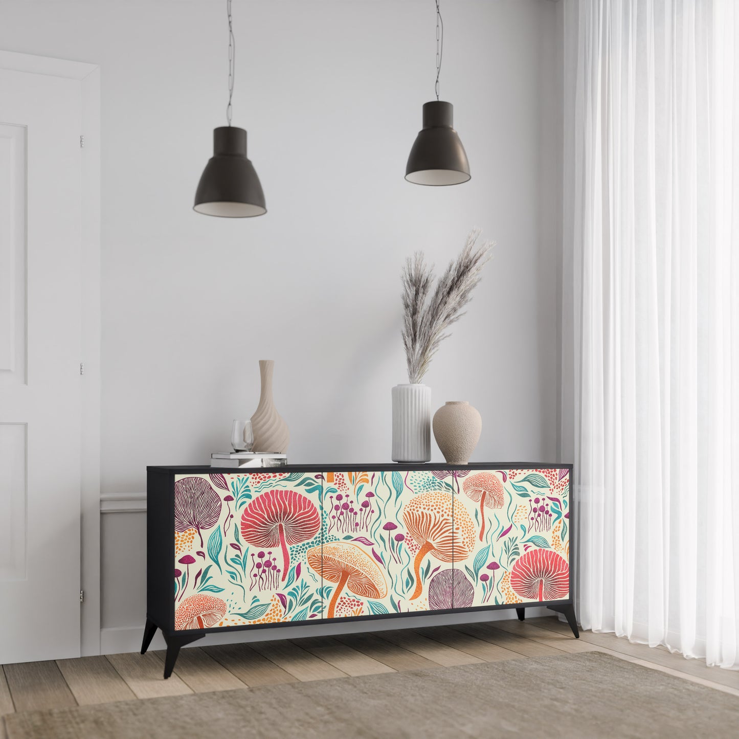 FUNGUS FANTASY 3-Door Sideboard