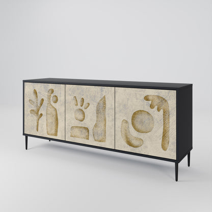 SAND SCULPTURES 3-Door Sideboard