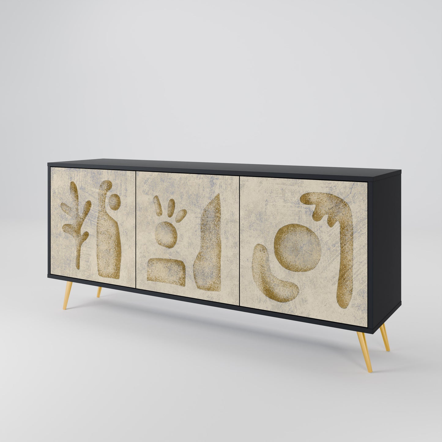 SAND SCULPTURES 3-Door Sideboard