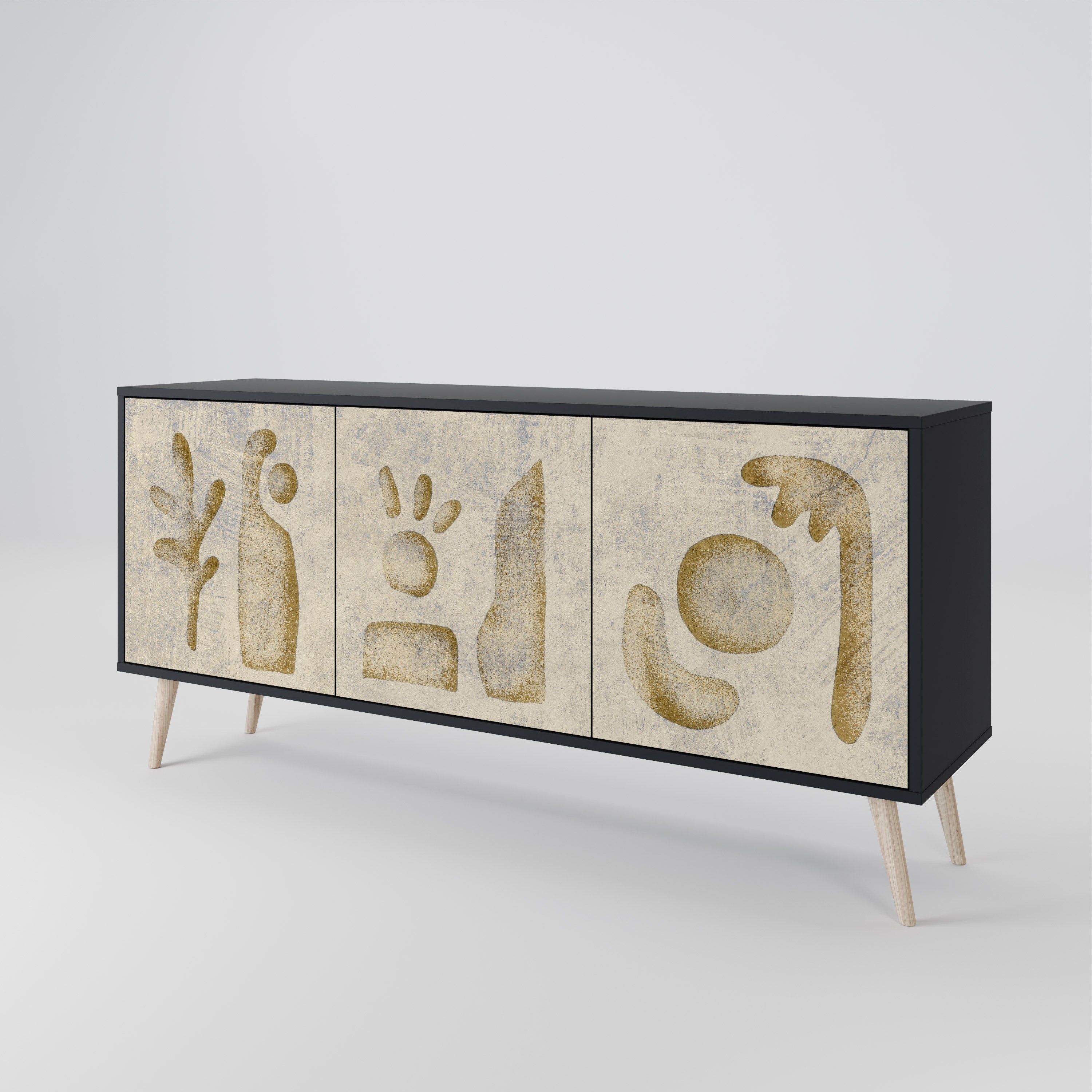 SAND SCULPTURES 3-Door Sideboard