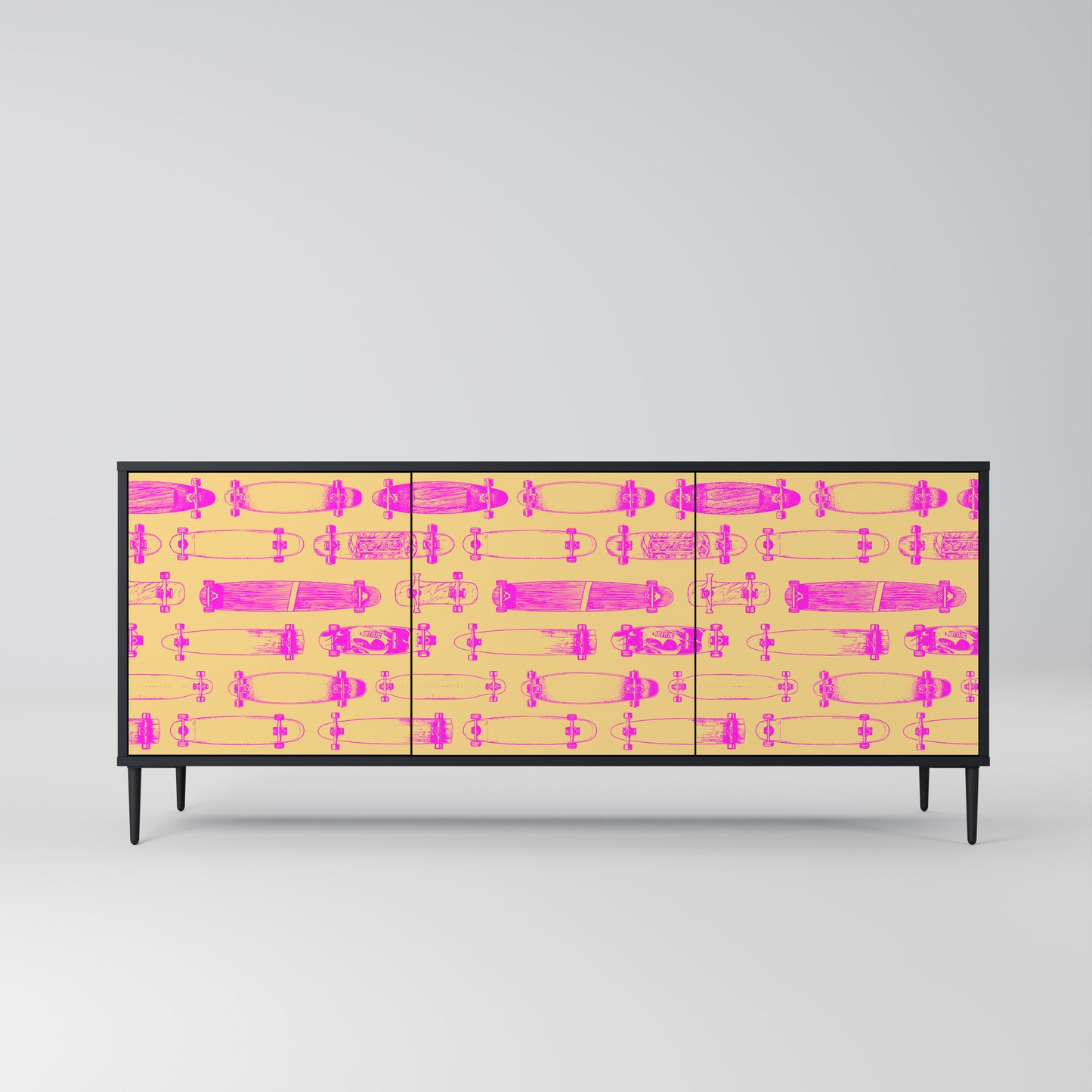SKATEBOARD ARTISTRY 3-Door Sideboard