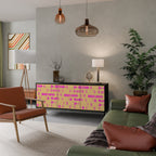 SKATEBOARD ARTISTRY 3-Door Sideboard