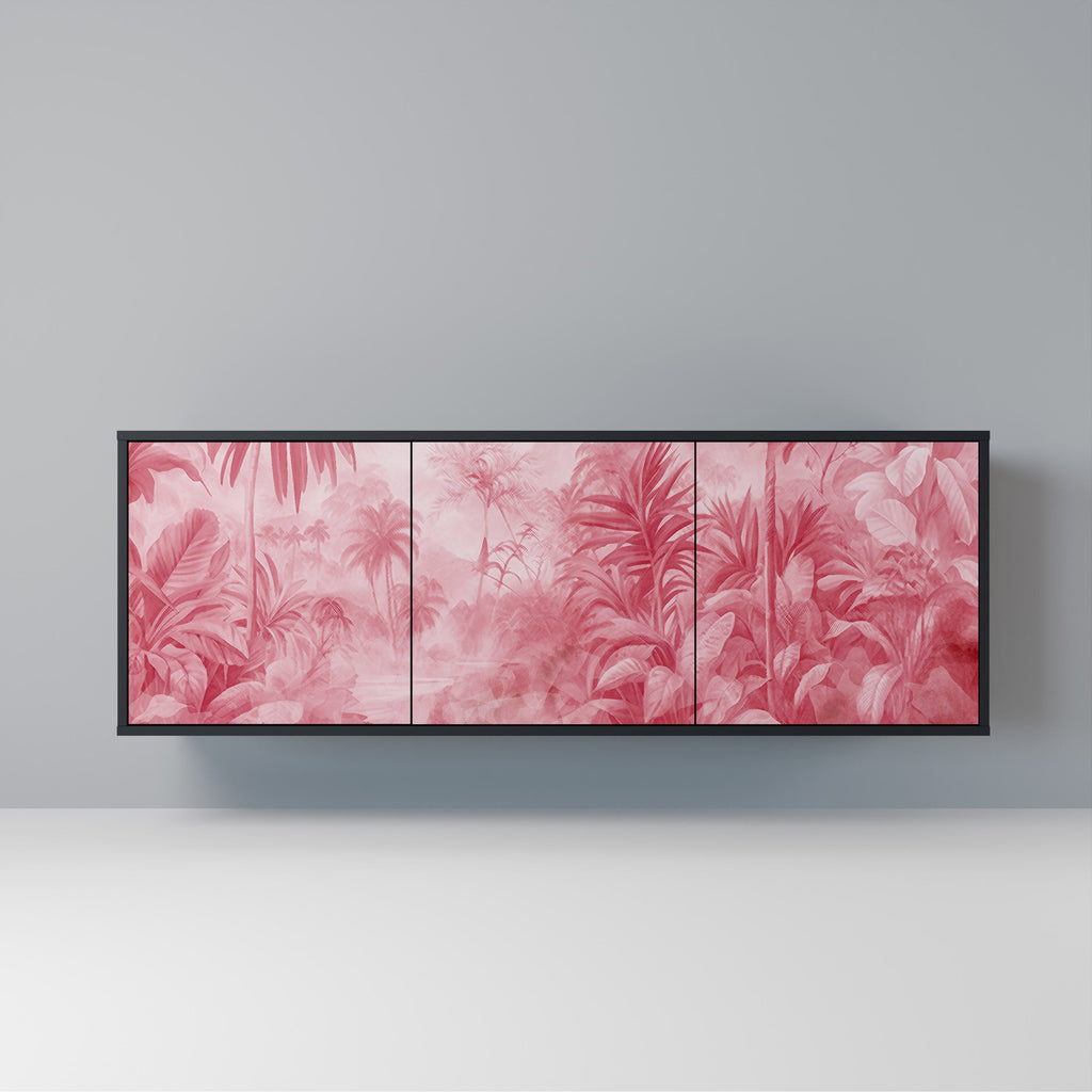 Buffet 3 portes SWEET TROPICS finition noire