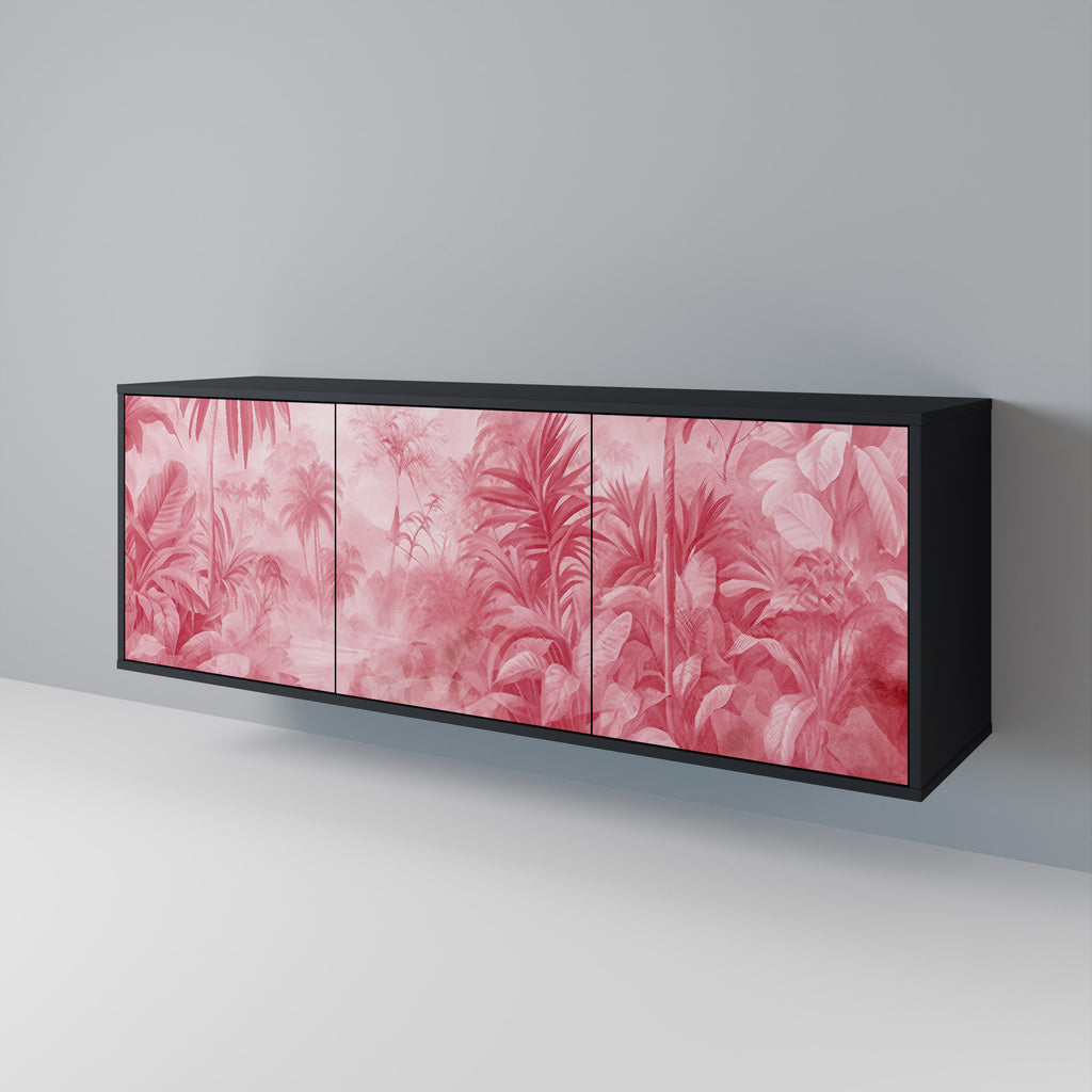 Buffet 3 portes SWEET TROPICS finition noire