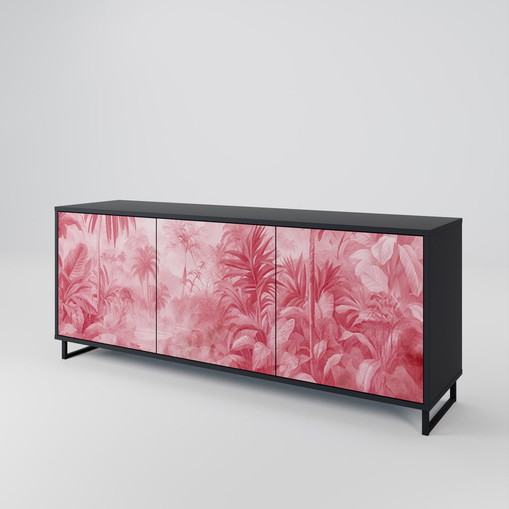 Buffet 3 portes SWEET TROPICS finition noire