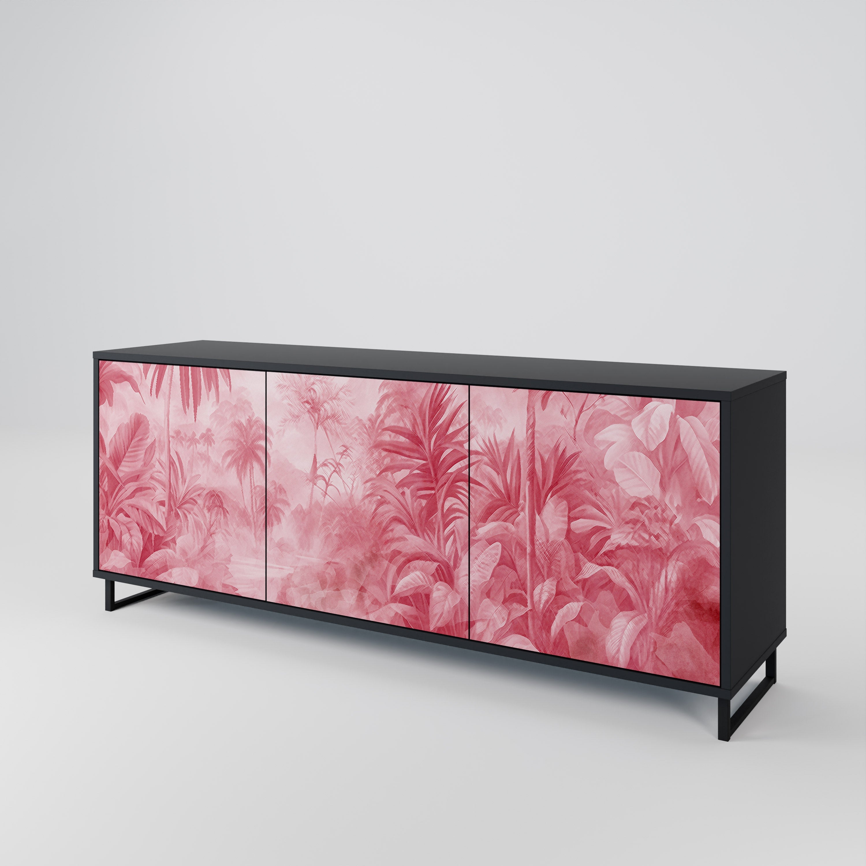 Buffet 3 portes SWEET TROPICS finition noire