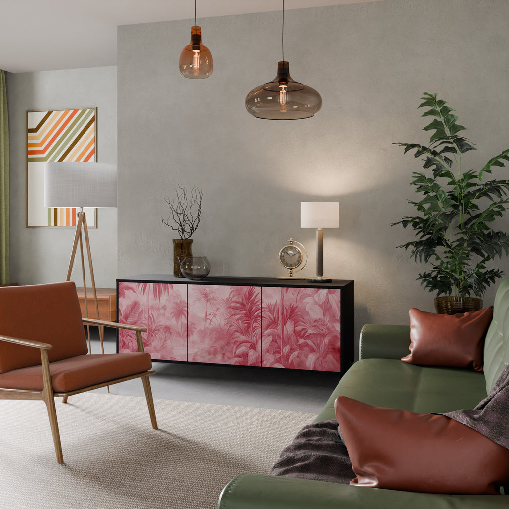 Buffet 3 portes SWEET TROPICS finition noire