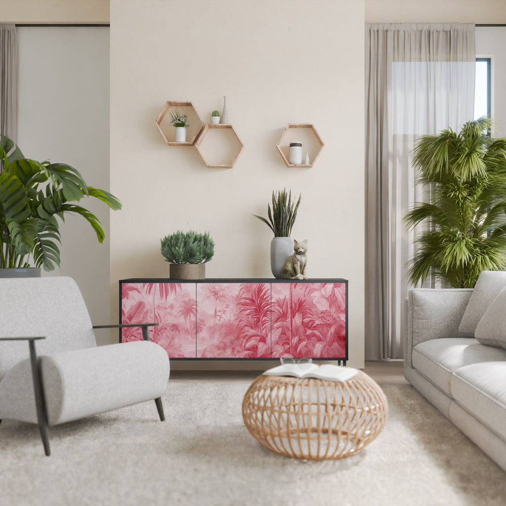 Buffet 3 portes SWEET TROPICS finition noire