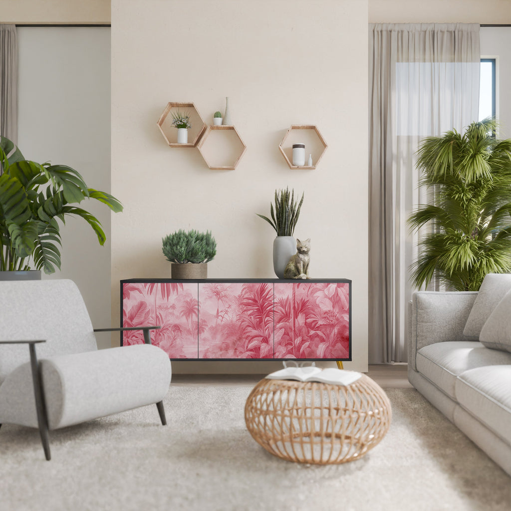 Buffet 3 portes SWEET TROPICS finition noire