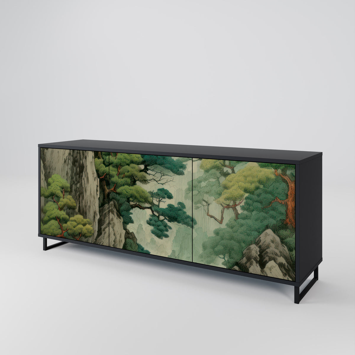 VERDURE ABYSS 3-Door Sideboard