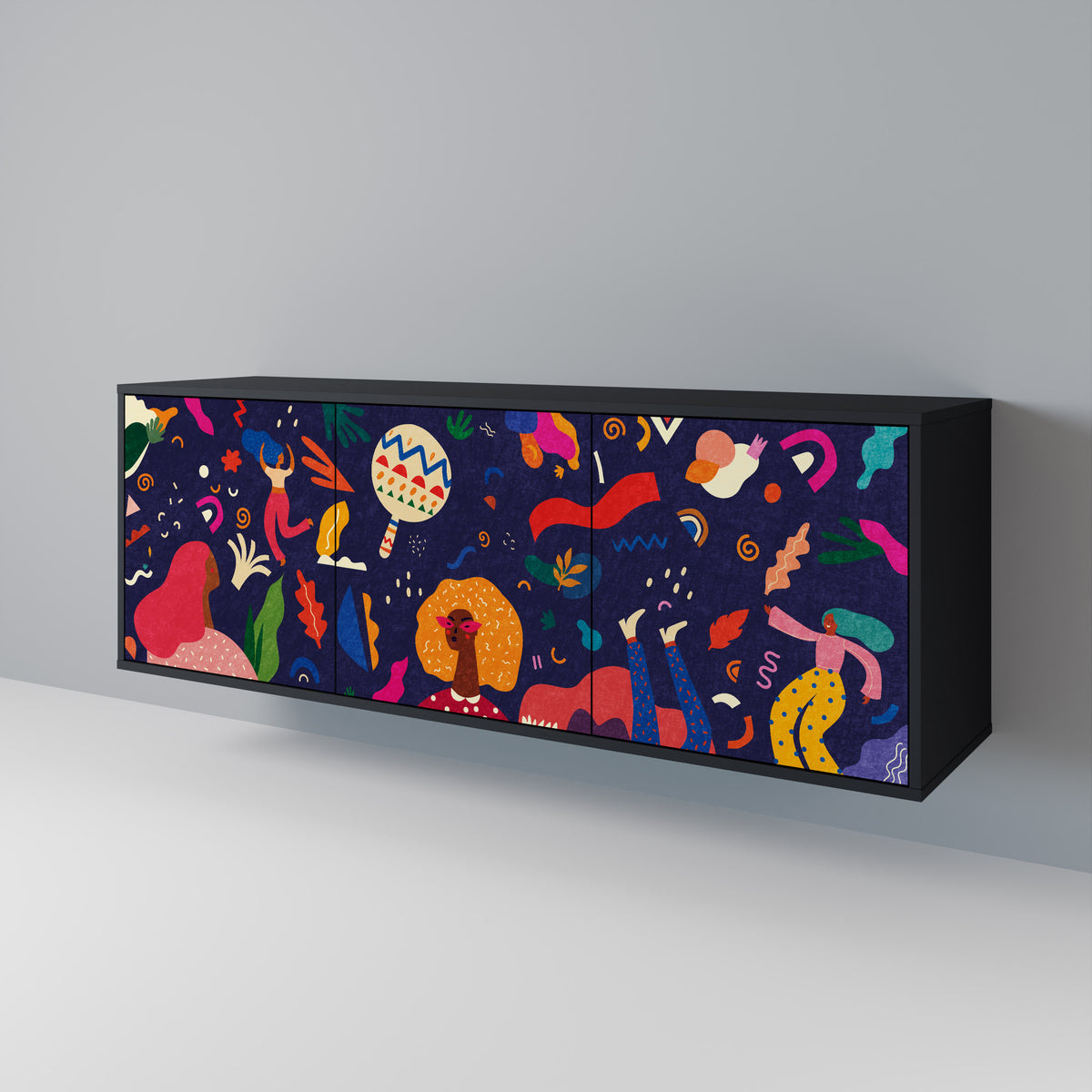 FESTIVE PLEASURES 3-Door Sideboard