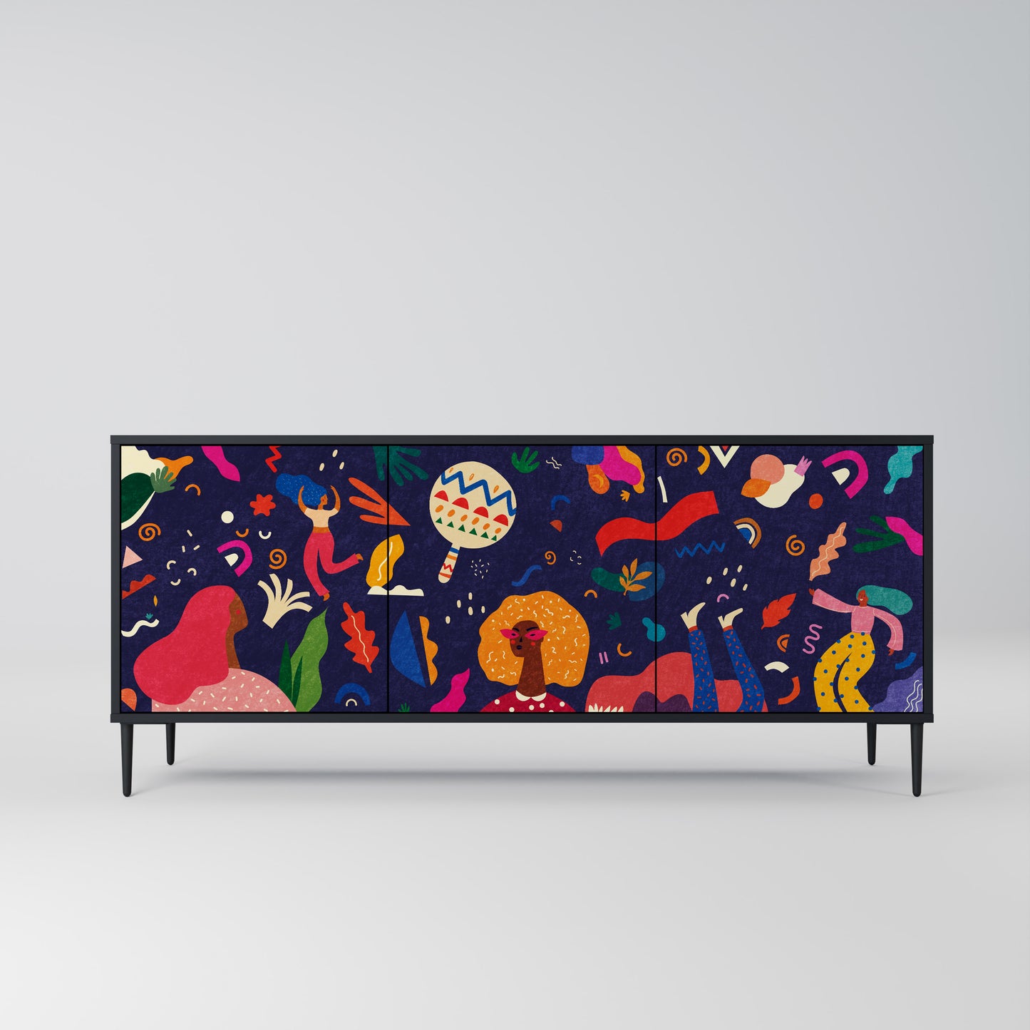 FESTIVE PLEASURES 3-Door Sideboard