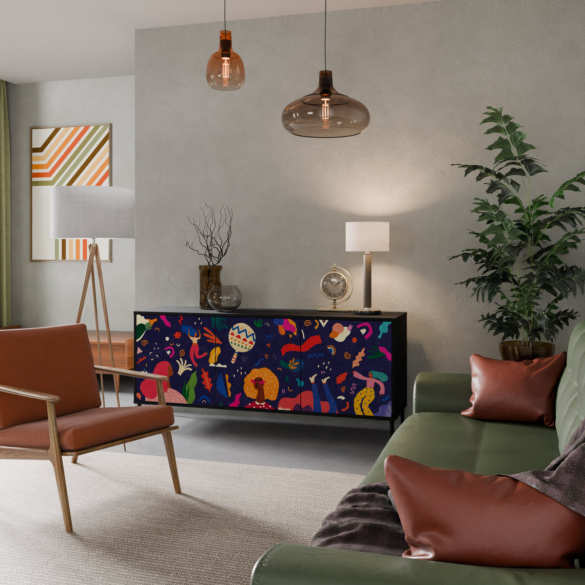 FESTIVE PLEASURES 3-Door Sideboard