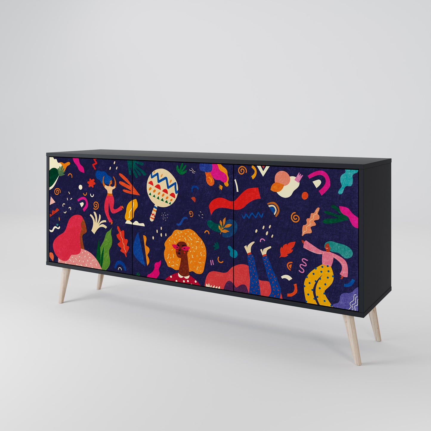 FESTIVE PLEASURES 3-Door Sideboard