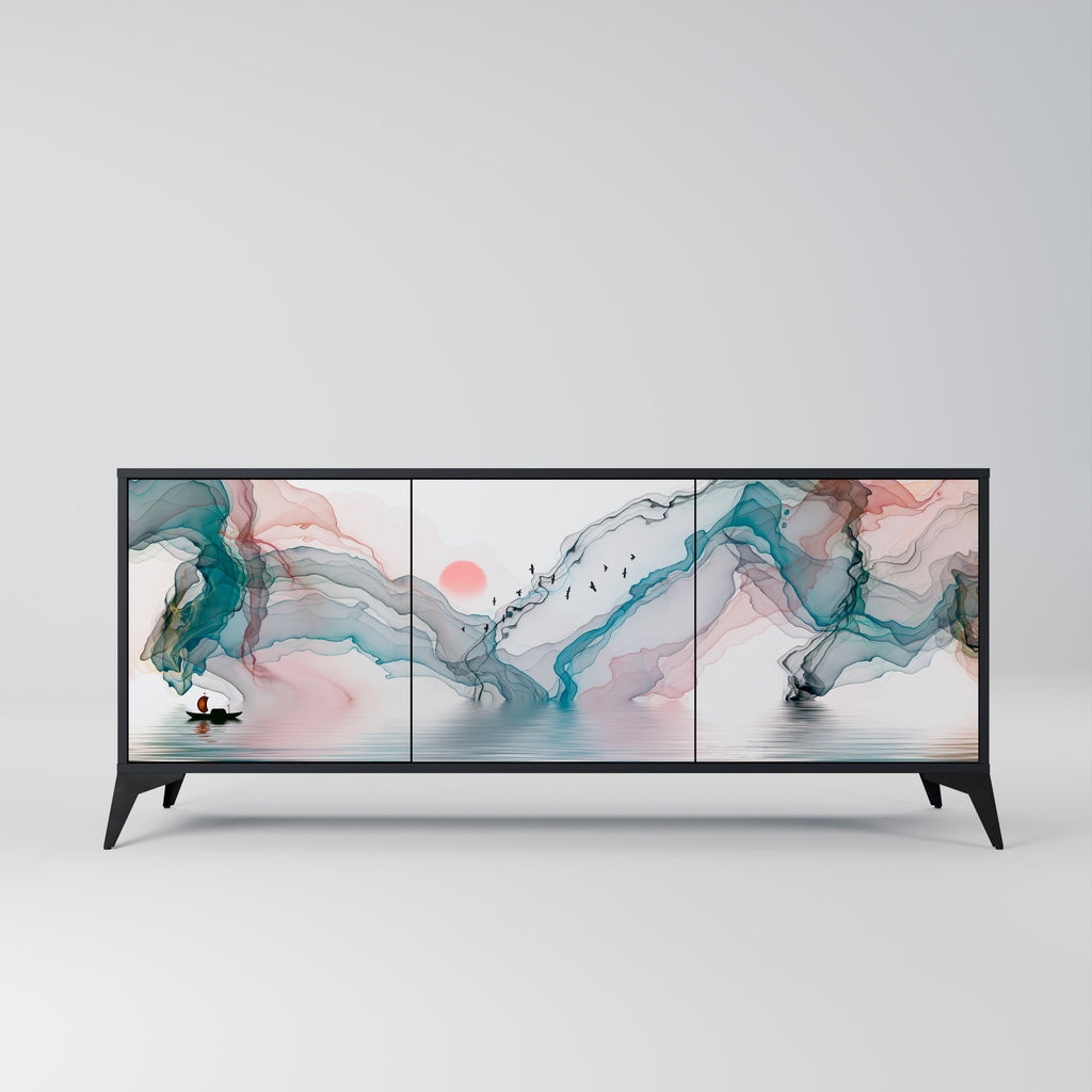 Buffet 3 portes VELVET CROSSING finition noire