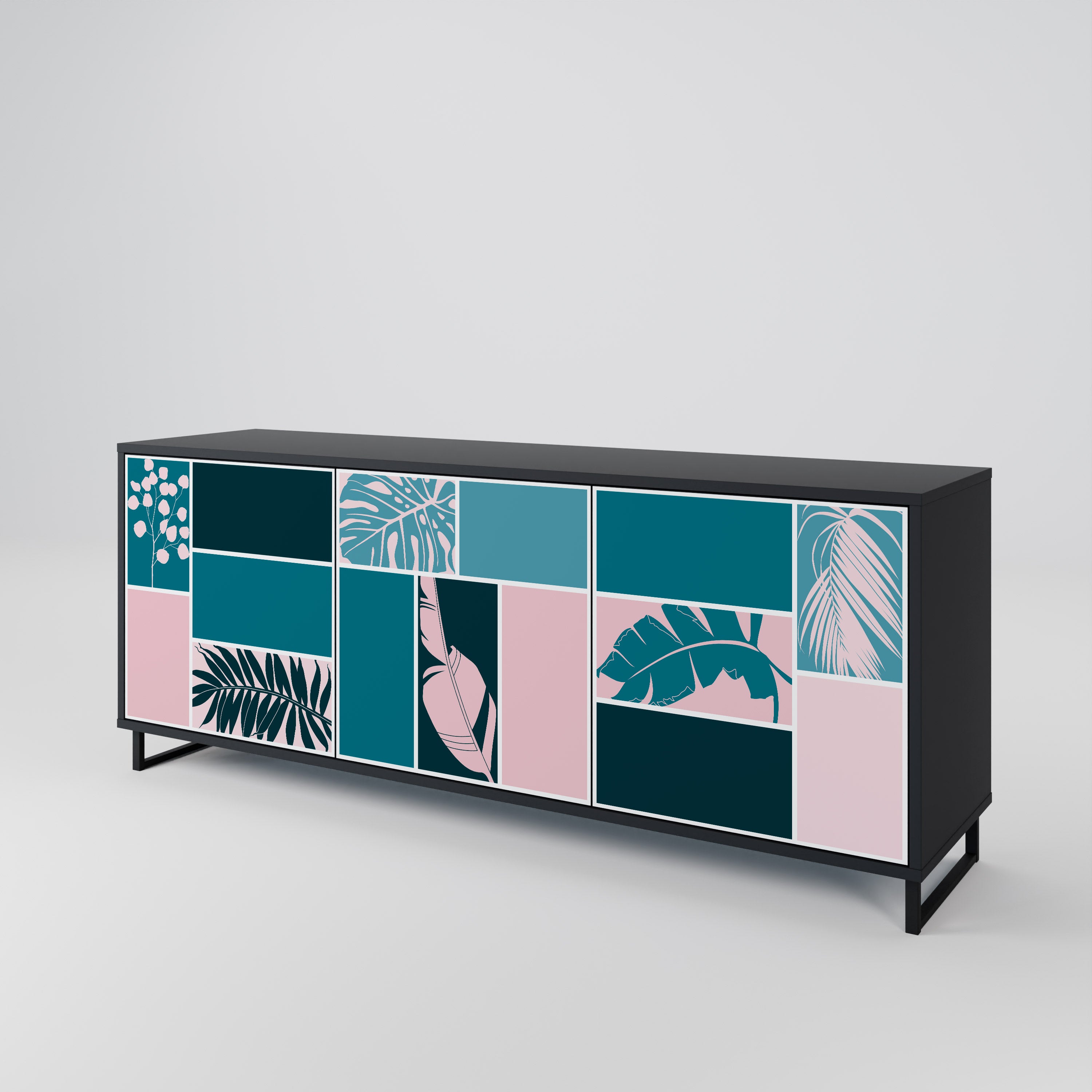 COMBINATION OF SHAPES 3-Door Sideboard