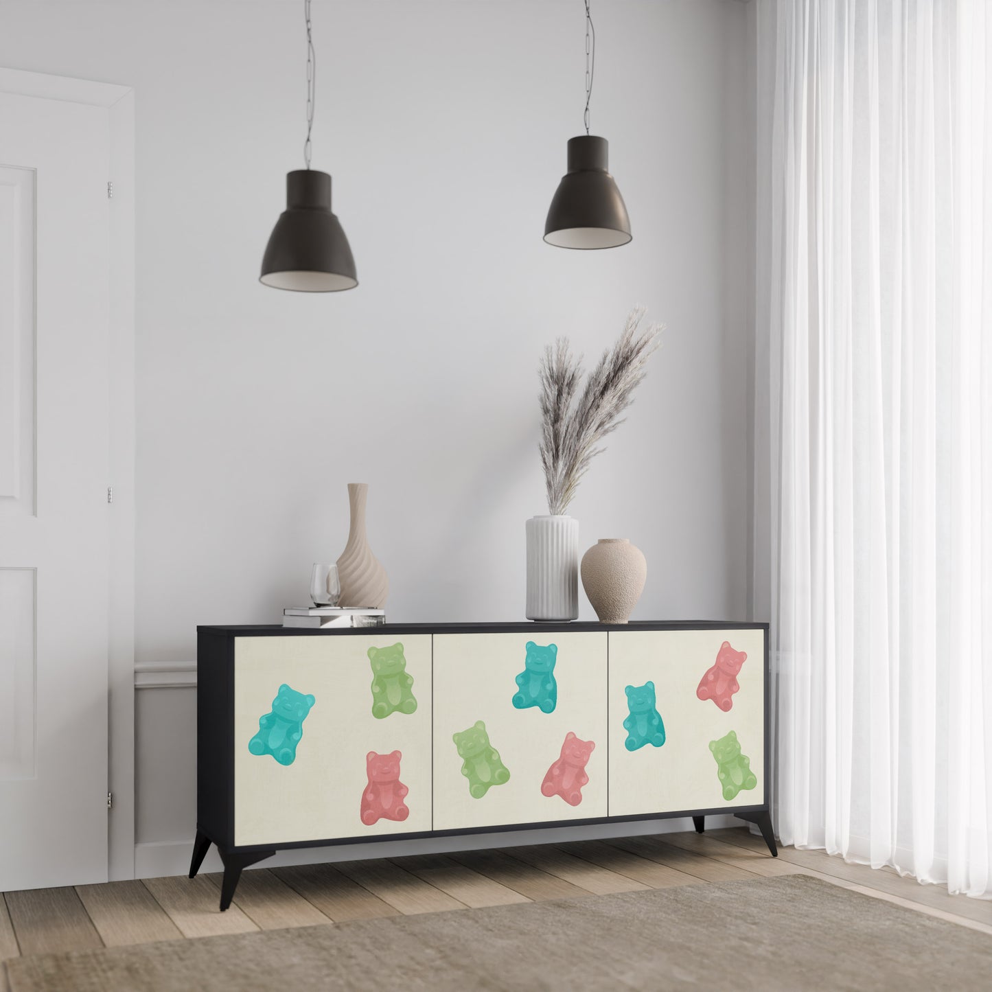 GUMMY BEARS 3-Door Sideboard