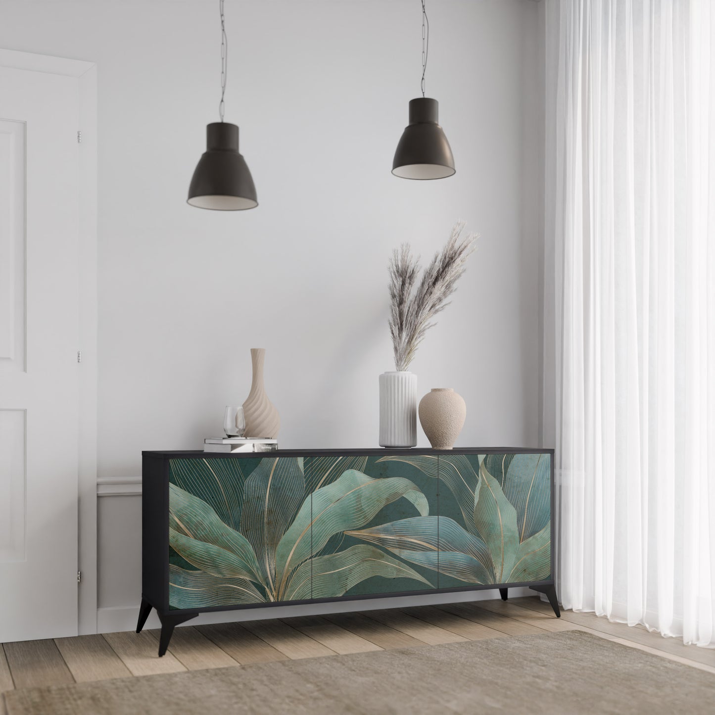 ROYAL GREEN 3-Door Sideboard