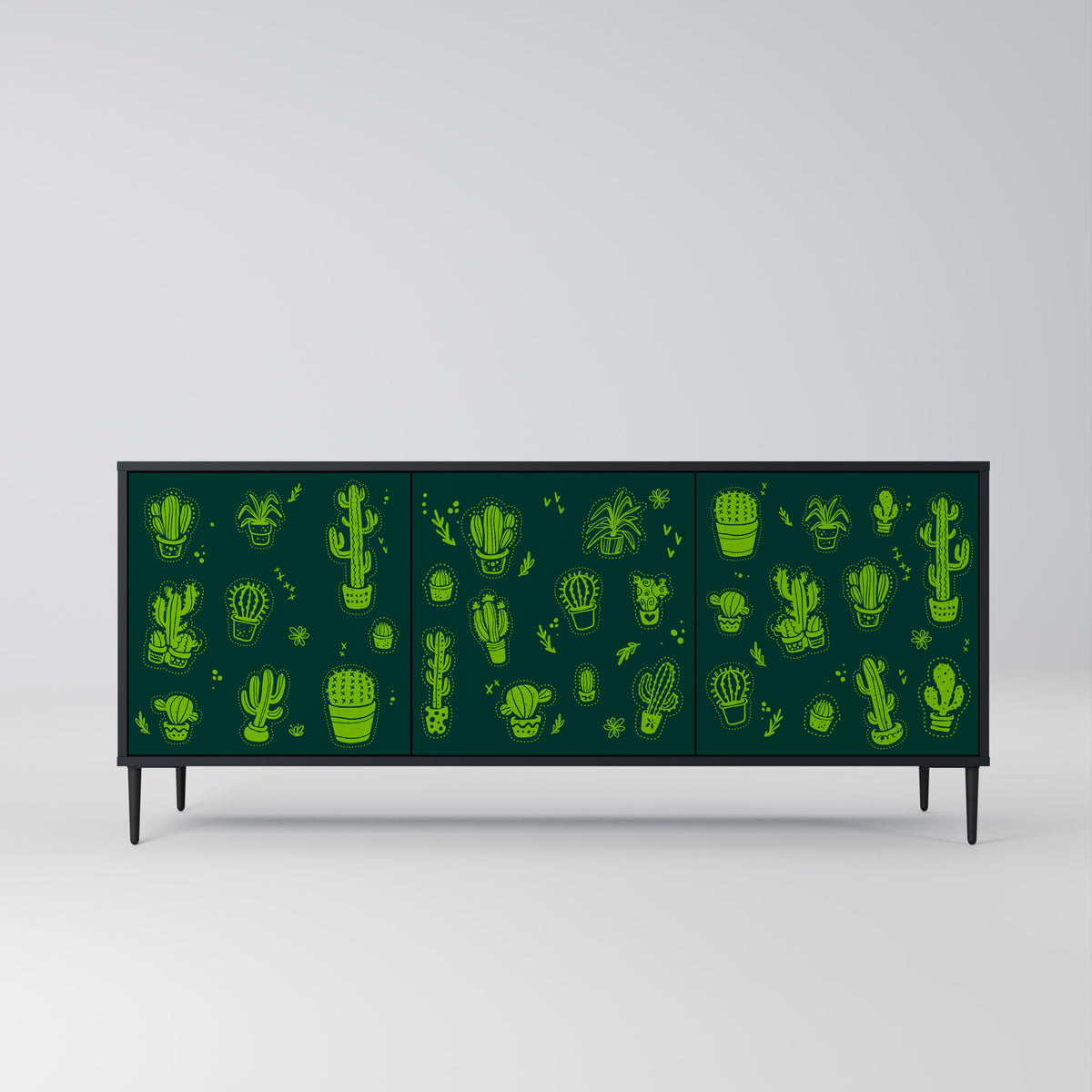 DESERT GREEN 3-Door Sideboard